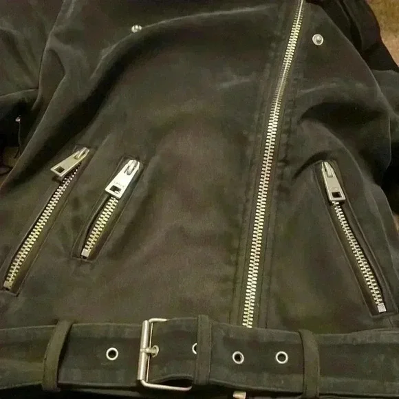 Levis Faux Suede Moto Jacket - Picture 5 of 8